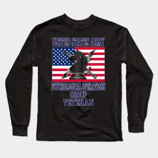 Psychological Operations Group- Veteran Long Sleeve T-Shirt